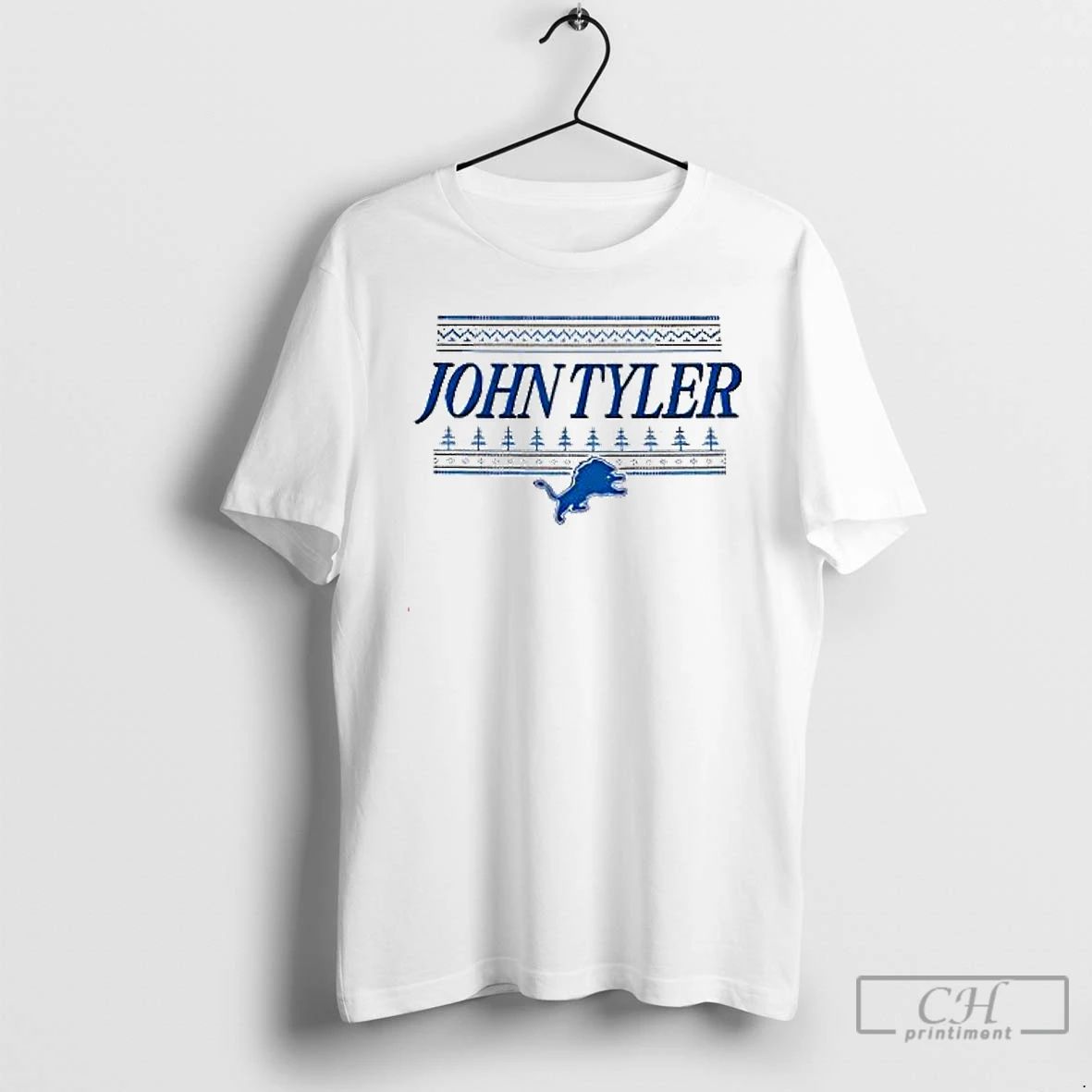 Premium Best John Tyler Detroit Lions Christmas T Shirts
