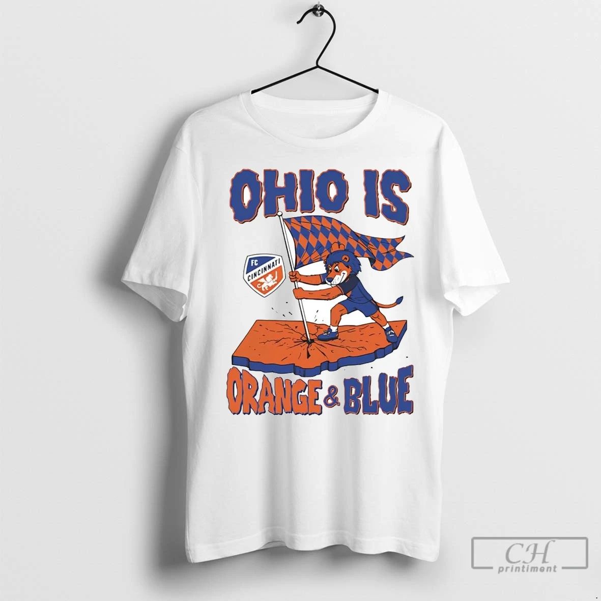 Premium Cincinnati Fc Ohio Is Orange And Blue