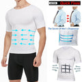 Men Slimming Body Shaper Gynecomastia Compression T-shirt Vest Posture Corrector