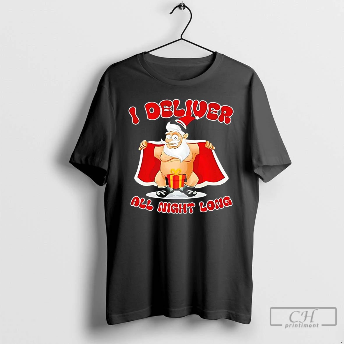 Classic Santa Claus Gift I Deliver All Night Long Christmas T Shirts