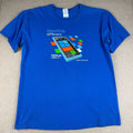 Nokia Lumia 900 Promo Graphic Mens L Blue AT&T Tech Promo T-Shirt Gildan