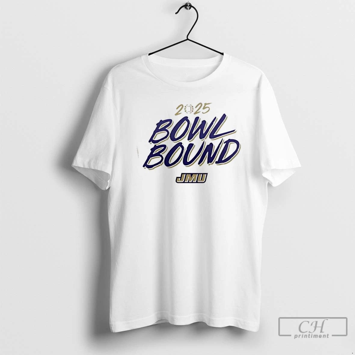Classic 2025 Jmu Football Bowl Bound 2 Sided T Shirts