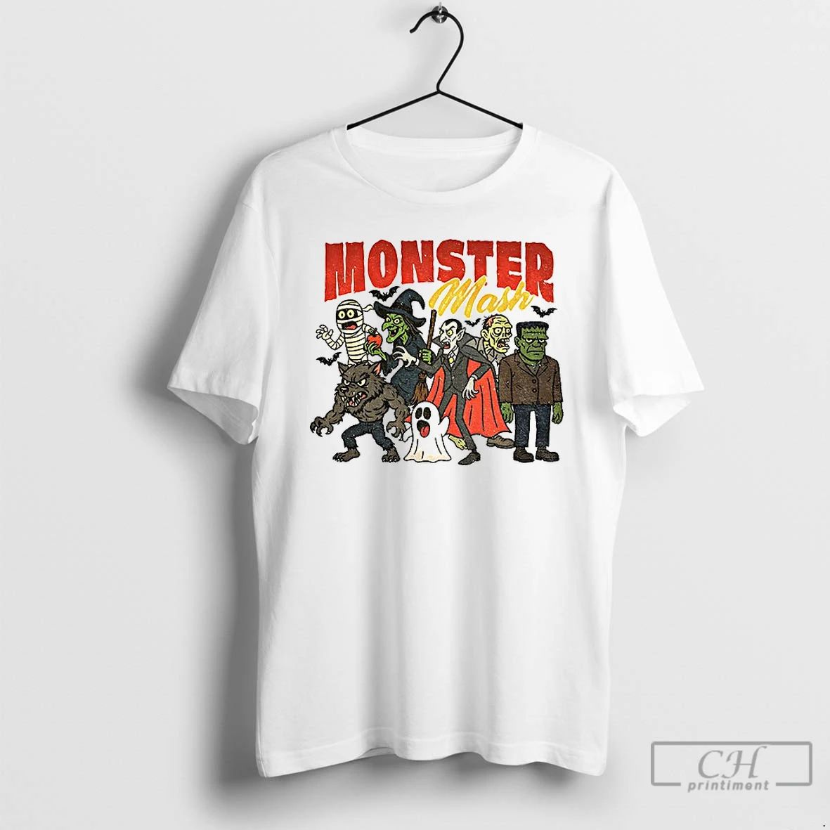 Classic Horror Movie Vintage Vampire Monster Mash T Shirts