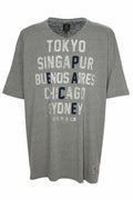 Kitaro T Shirt Mens Short Sleeve A-Neck Gray Size S XXL