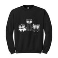 Funny Ferrets With Glasses Sketch Sweatshirt, Farm Lover Hoodie, Cute Animals Ho