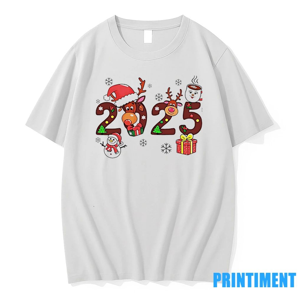 2025 Reindeer Snowman Christmas Holiday Tshirts Sweater
