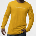 I'D RATHER BE AT HOME UnisexTshirtLongSleeve-Simple Minimal Printed One Liner