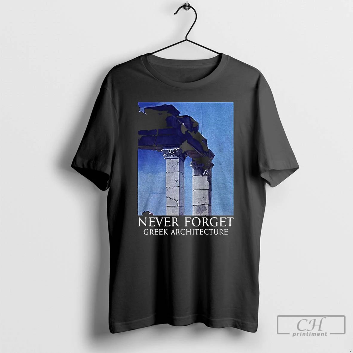 Classic Never Forget Greek Architecture Parthenon T Shirts