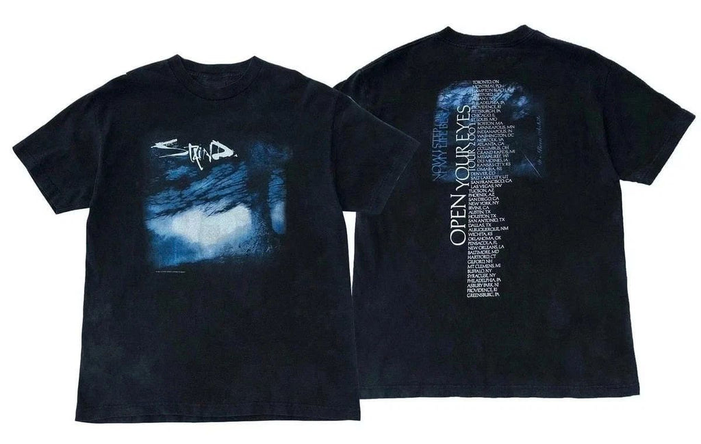 Retro Staind Band Trendy Graphic Custom Two Sides Unisex T-Shirt