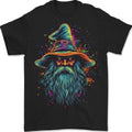 A Trippy Old Fantasy Wizard Mens T-Shirt 100% Cotton
