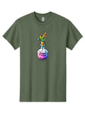 Potion-Bottle-2 Mens Graphic Tee, 100% Cotton, Casual Summer Wear