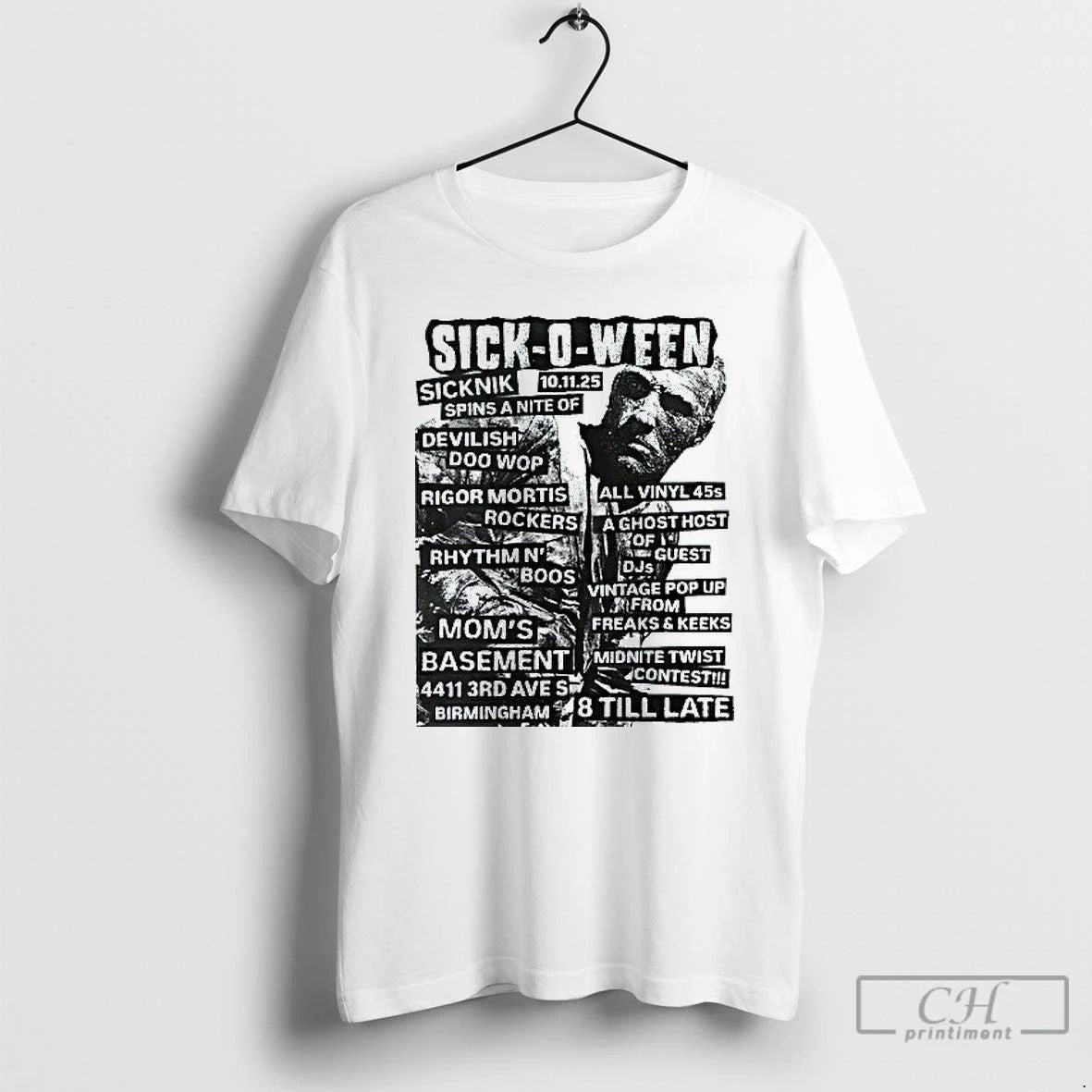 Classic Sick O Ween Ii The Return Vintage Halloween Mens White Tee T Shirts