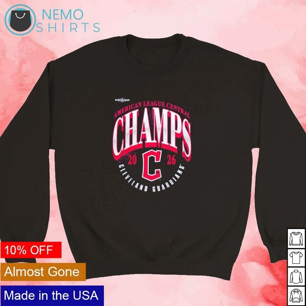 Cleveland Guardians 2026 American League Central Division Champions shirt