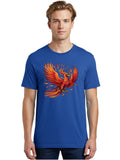 Phoenix-9 Mens Graphic Tee, 100% Cotton, Casual Summer Wear