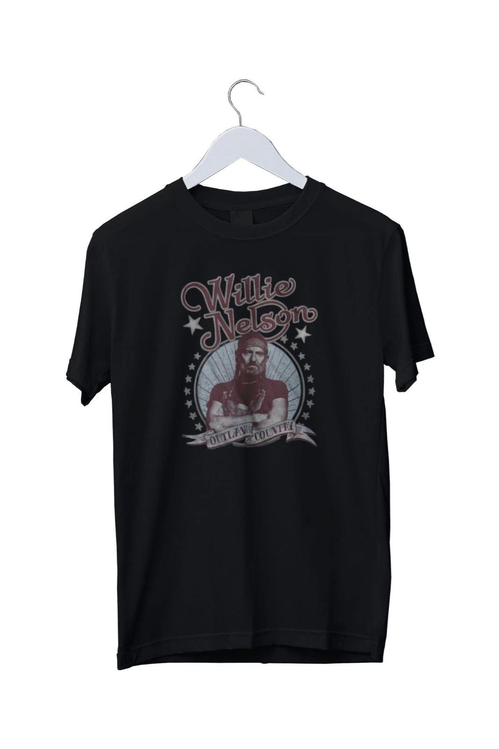 Willie Nelson Outlaw Country Smoke Music Unisex T-Shirt Mens S M L XL 2 3 4 XL