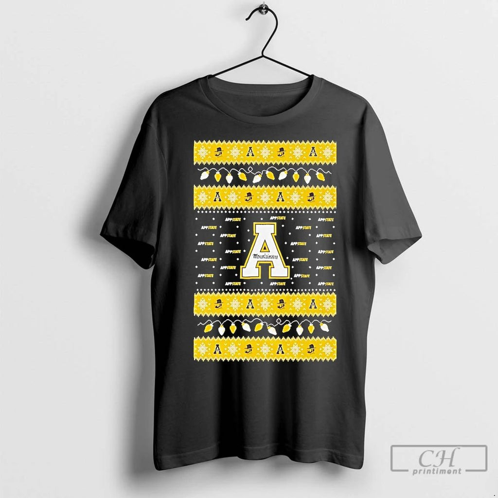 Premium Appalachian State Mountaineers Ugly Christmas Light