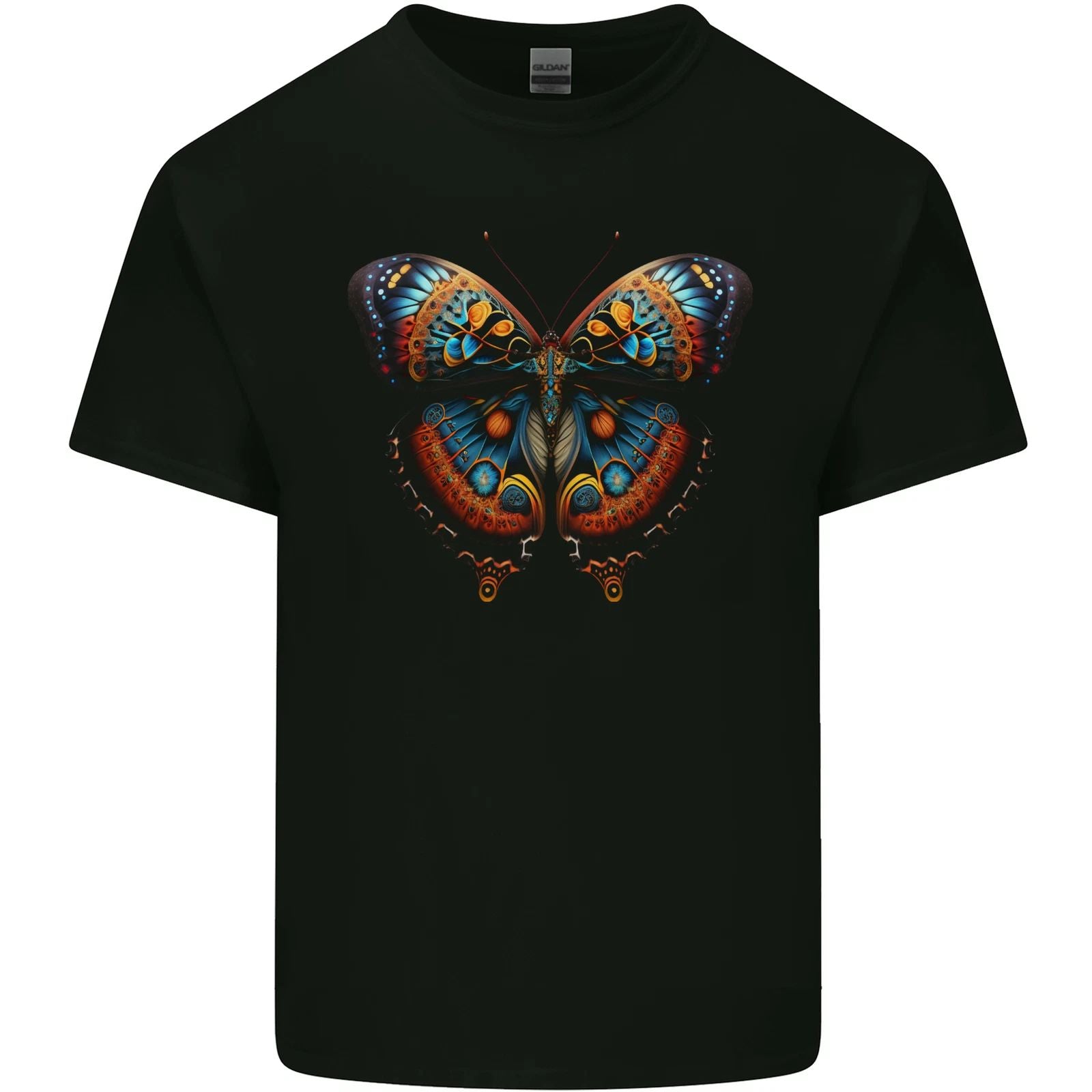 Fantasy Butterfly Design Mens Cotton T-Shirt Tee Top