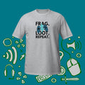 Frag Loot Repeat Unisex Shirt For Retro Fans, Gaming Shirt, Gamer Gift