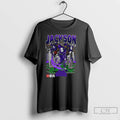 Classic Lamar Jackson Baltimore Ravens Football Number 8 Cemetery Skyline T Shirts