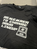 Remember To Change Your Lineup Fantasy Football Draft Shirt Size 2XL