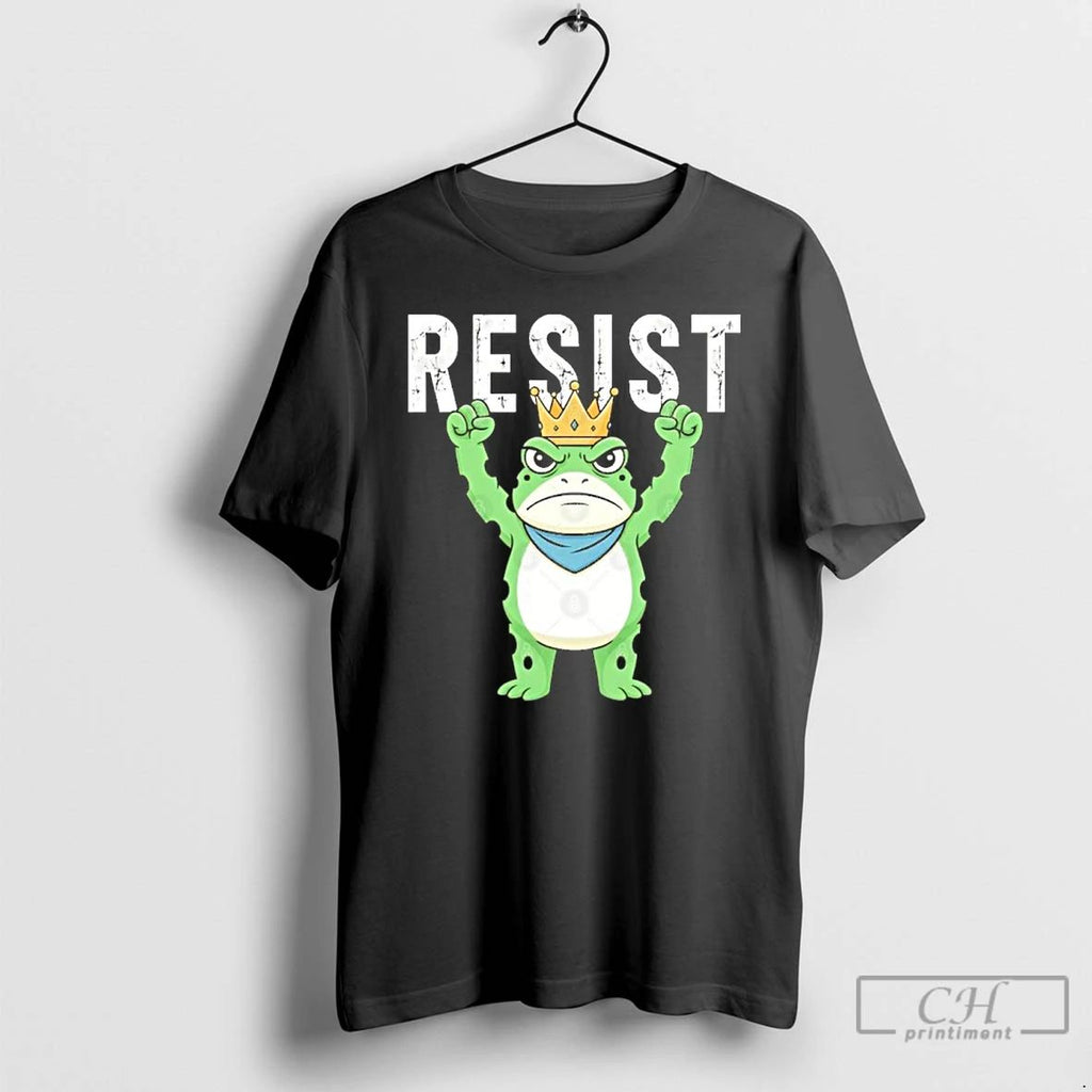 Classic Resist Portland Frog King T Shirts