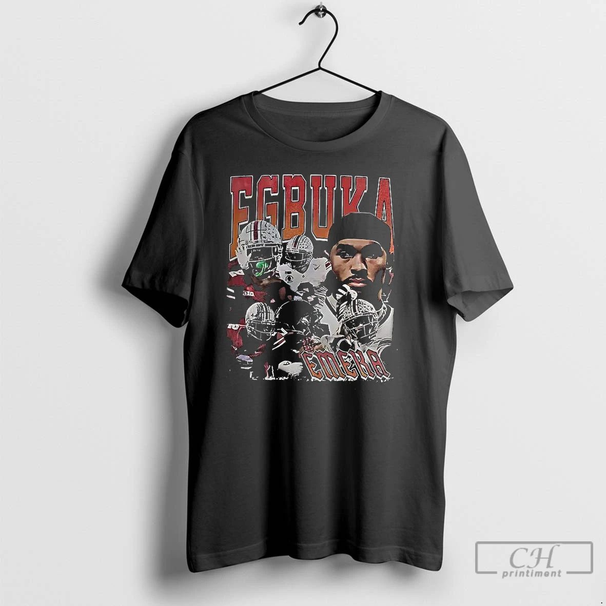 Classic Emeka Egbuka Tampa Bay Buccaneers Football Player Collage T Shirts