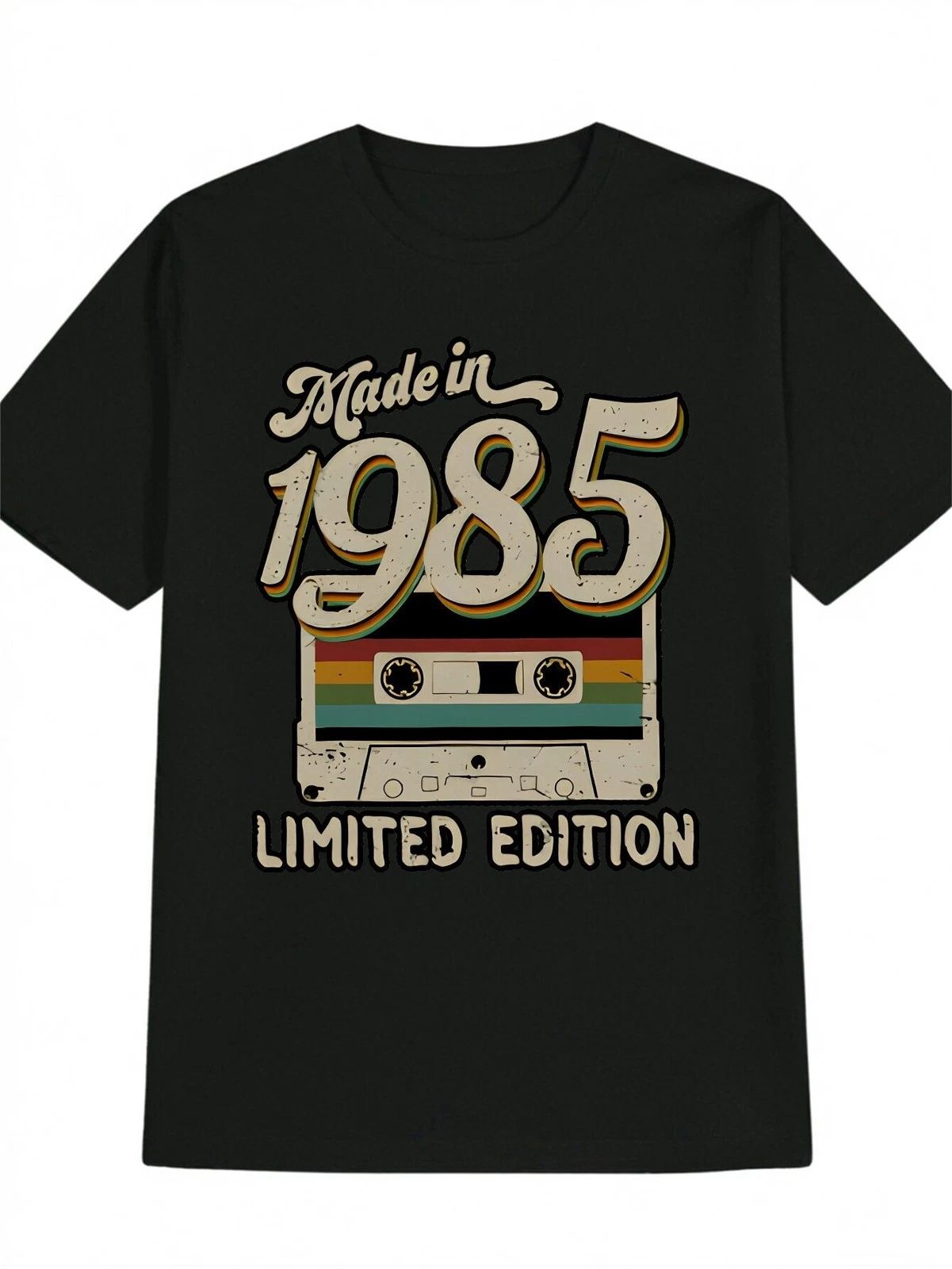Made in 1985 Vintage Cassette T-Shirt Retro Limited Edition Tee
