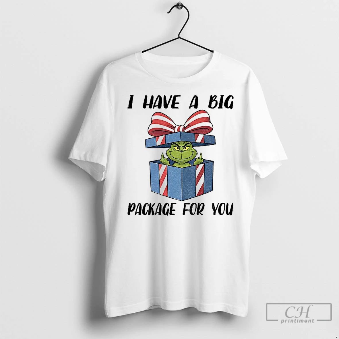 Premium Grinch Middle Finger I Have A Big Package For You Christmas