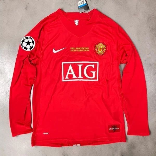 2007-08  Manchester United Home Retro Jersey