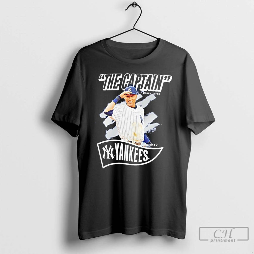 Premium Derek Jeter The Captain New York Yankees Retired Player Nickname T Shirts
