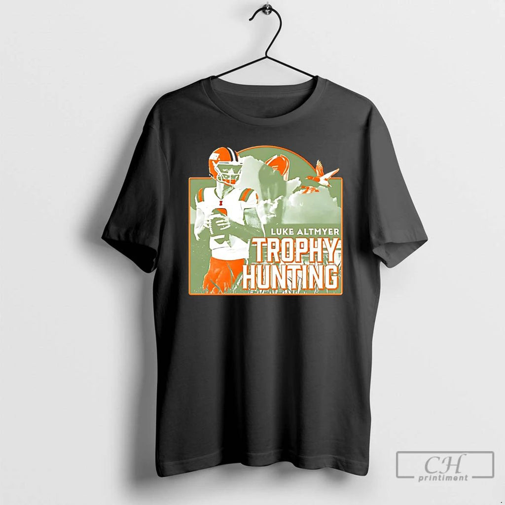 Classic Luke Altmyer Trophy Hunting Illinois Fighting Illini T Shirts