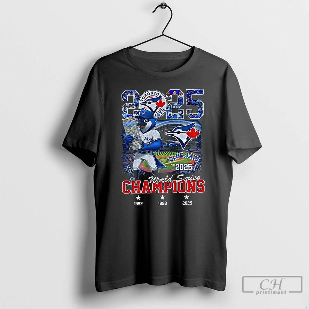 Classic Toronto Blue Jays 2025 Champions World Series 3x T Shirts