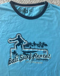 BALI Surf Rental Boys XL (fits like mens M) Lt Blue T-Shirt CELIO Sportswear
