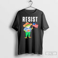 Classic Resist Portland Frog American Flag T Shirts
