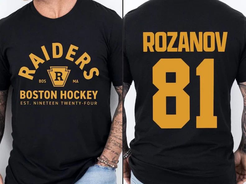Comfort Colors Ilya Rozanov #81 Boston Raiders Tee | Heated Rivalry Inspired tee