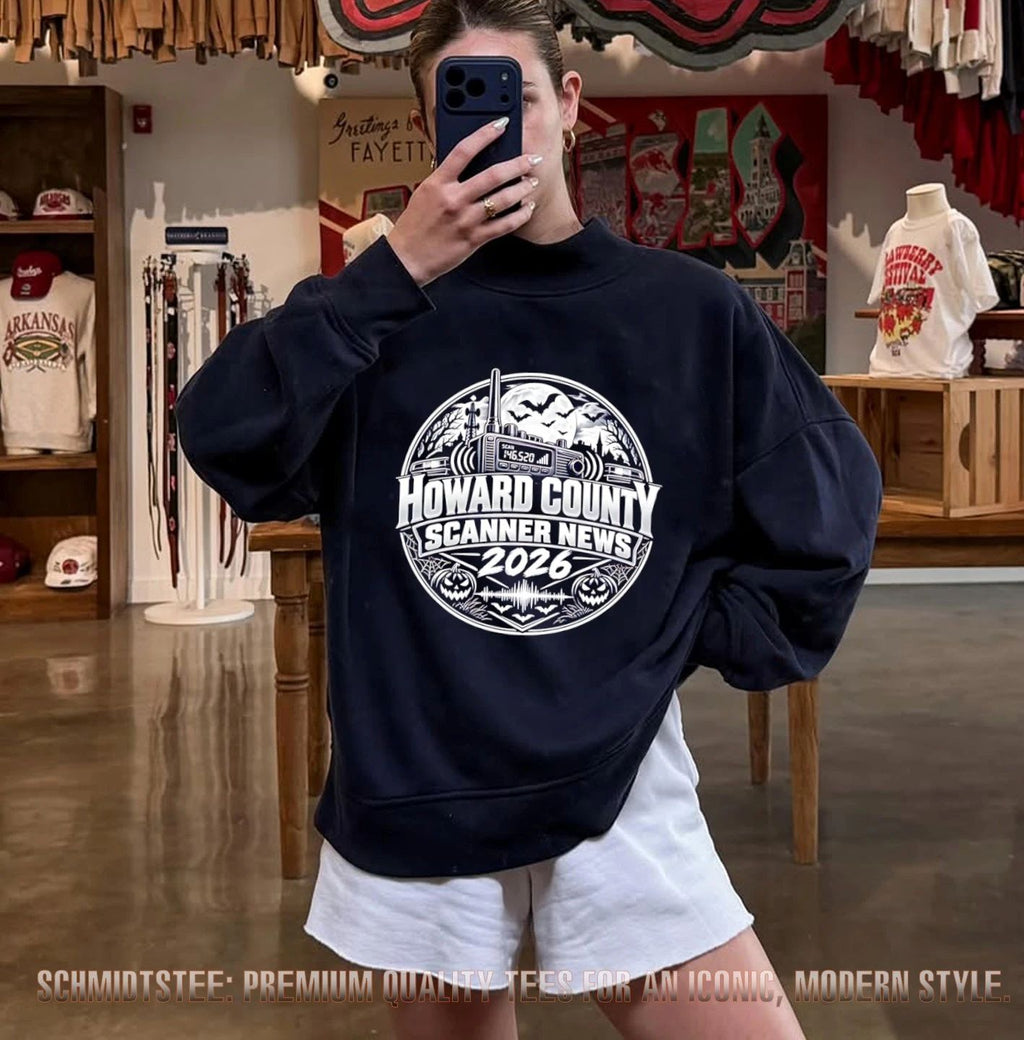 Howard County Scanner News 2026 Radio Halloween shirt