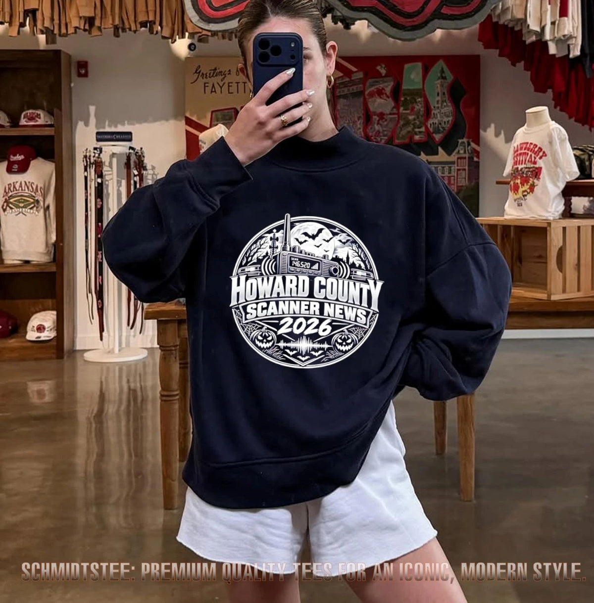 Howard County Scanner News 2026 Radio Halloween shirt