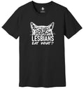 Lesbians Eat What, Cute Lesbian Shirt, Pussy Cat Kitten LGBT Pride, Lesbian Tee