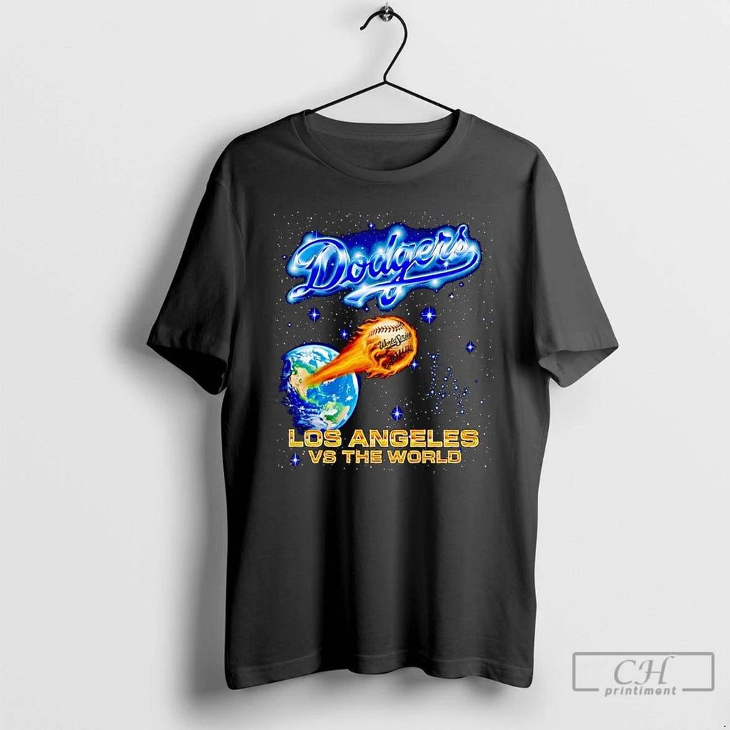 Classic Los Angeles Dodgers Baseball Team Vs The Worlds World Series T Shirts