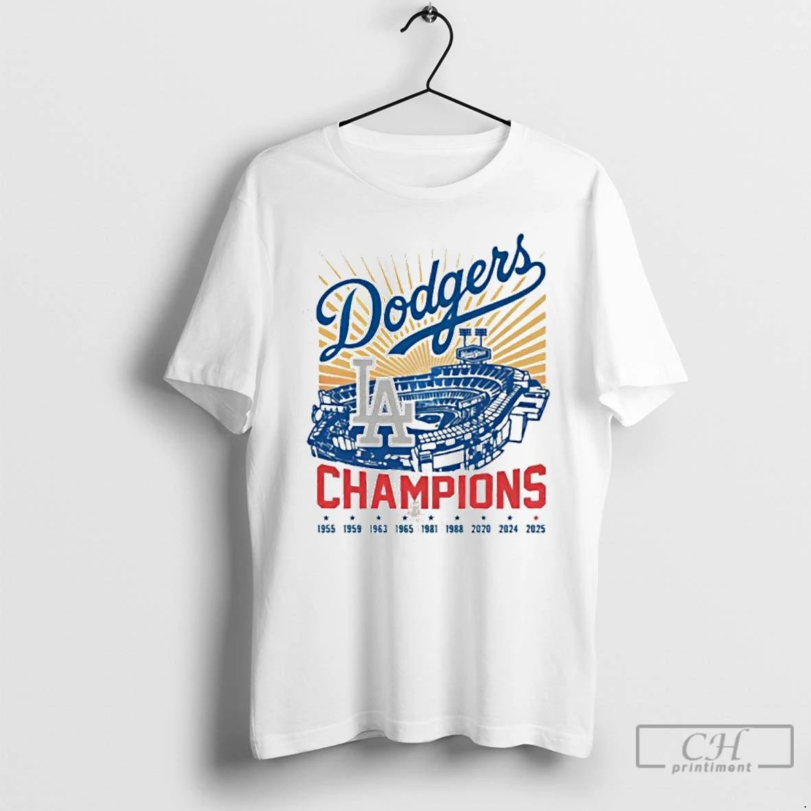 Premium La Baseball Team Champions 2025 T Shirts