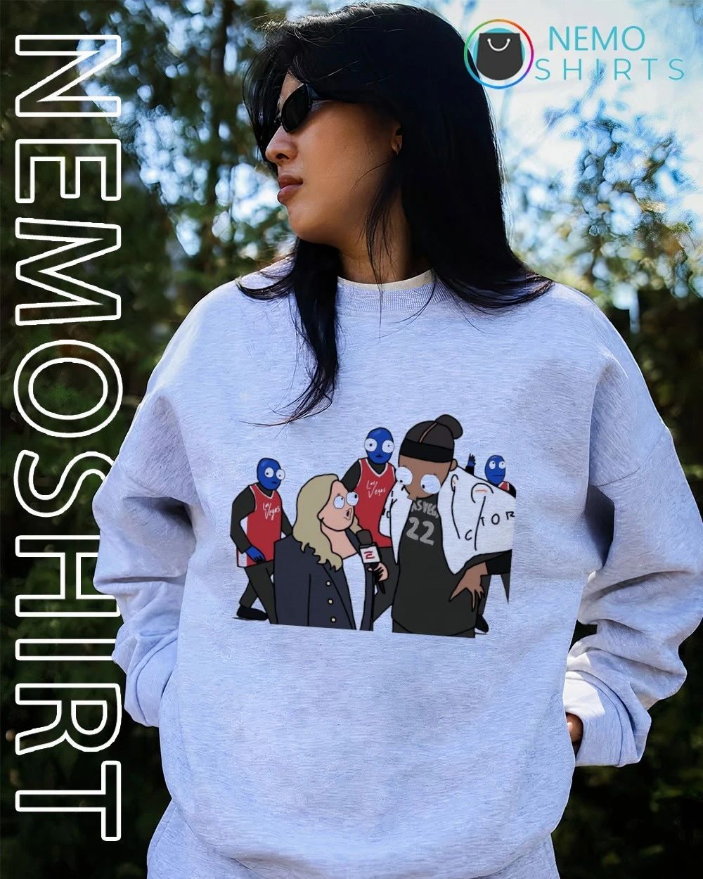 Las Vegas Aces A’ja Wilson interviewed by Holly Rowe shirt
