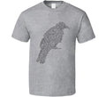 Edgar Allen Poe The Raven Poem T Shirt