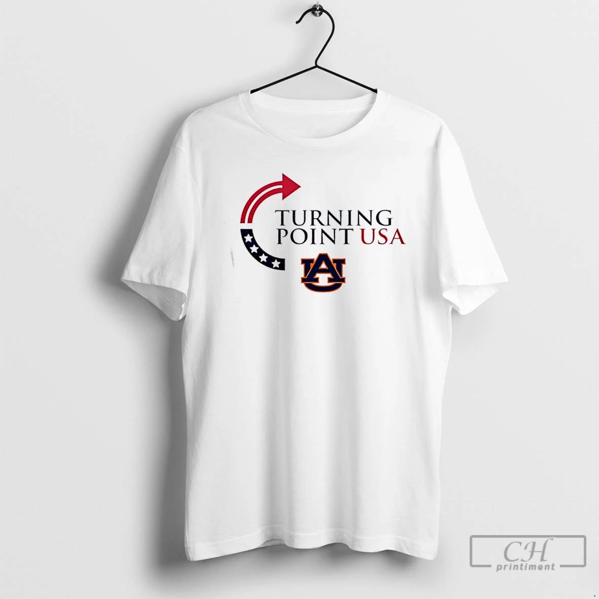 Premium Auburn Tigers X Freedom Turning Point Usa Charlie Kirk 2 Sided T Shirts