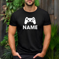 Gaming Personalized T Shirt Any Name Printed Gamer Birthday Gift Regular Fit Top