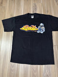 Vintage 90s 4 Elements Of Hip Hop Breakdance Graffiti Street Style T-shirt B-Boy