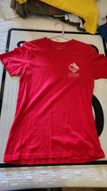 Ocean + Coast Red Graphic Print Crew Neck Short Sleeve T-Shirt Size S