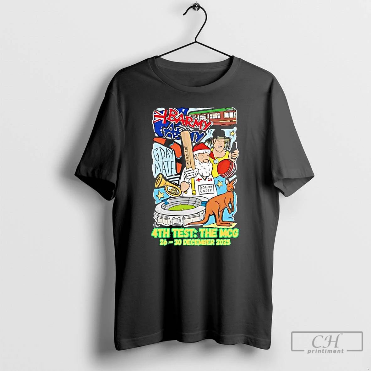 Premium Barmy Army X Luke Horton Melbourne T Shirts
