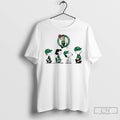 Classic Peanuts Characters Boston Celtics T Shirts