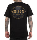 Sullen Art Collective True Artist Pin Up Tattoo Men's Premium Tee NEVER DEFEATED