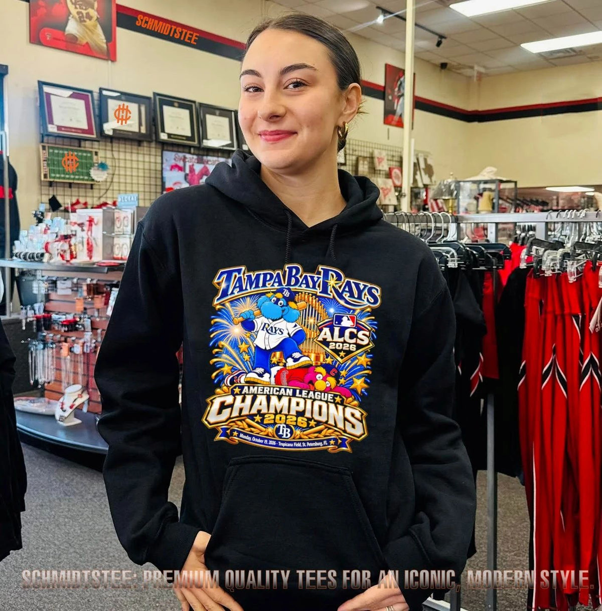 Tampa Bay Rays American League Champions 2026 mascot shirt